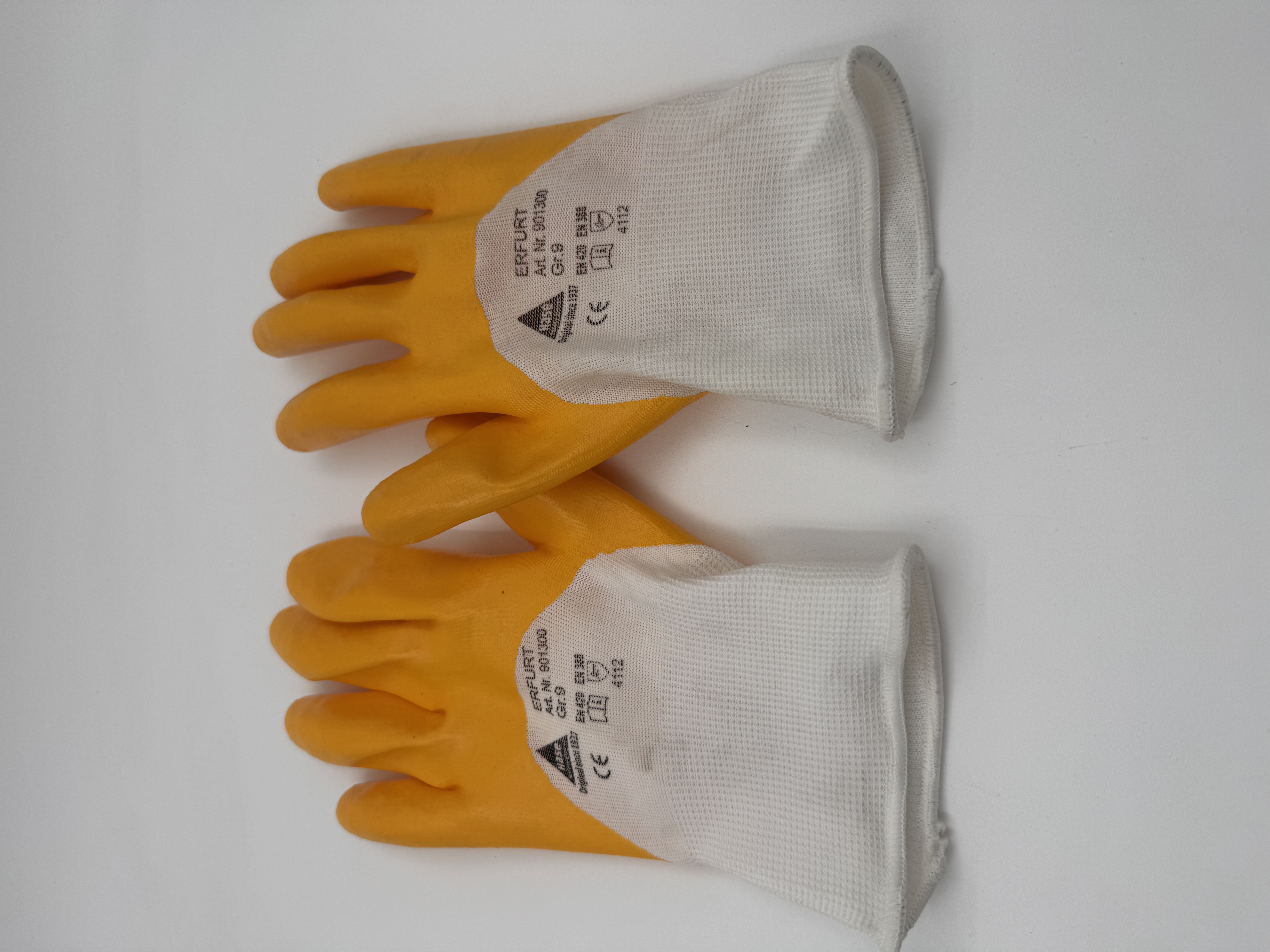 ERFURT Nitrilhandschuhe gelb Gr. 9
