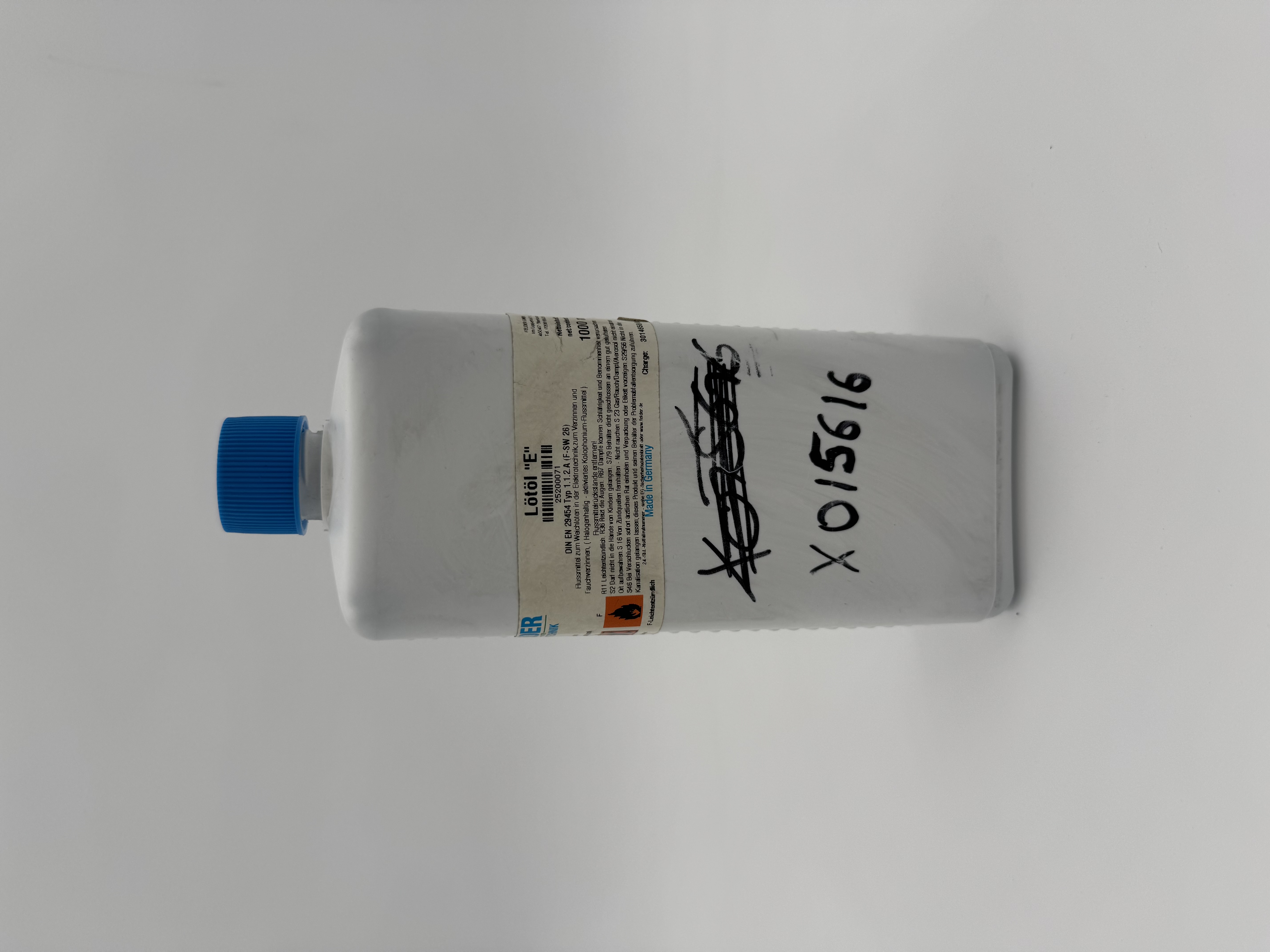 Lötöl ISO-Flux “E“  DIN EN 29454 1.1.2.A, 1Liter