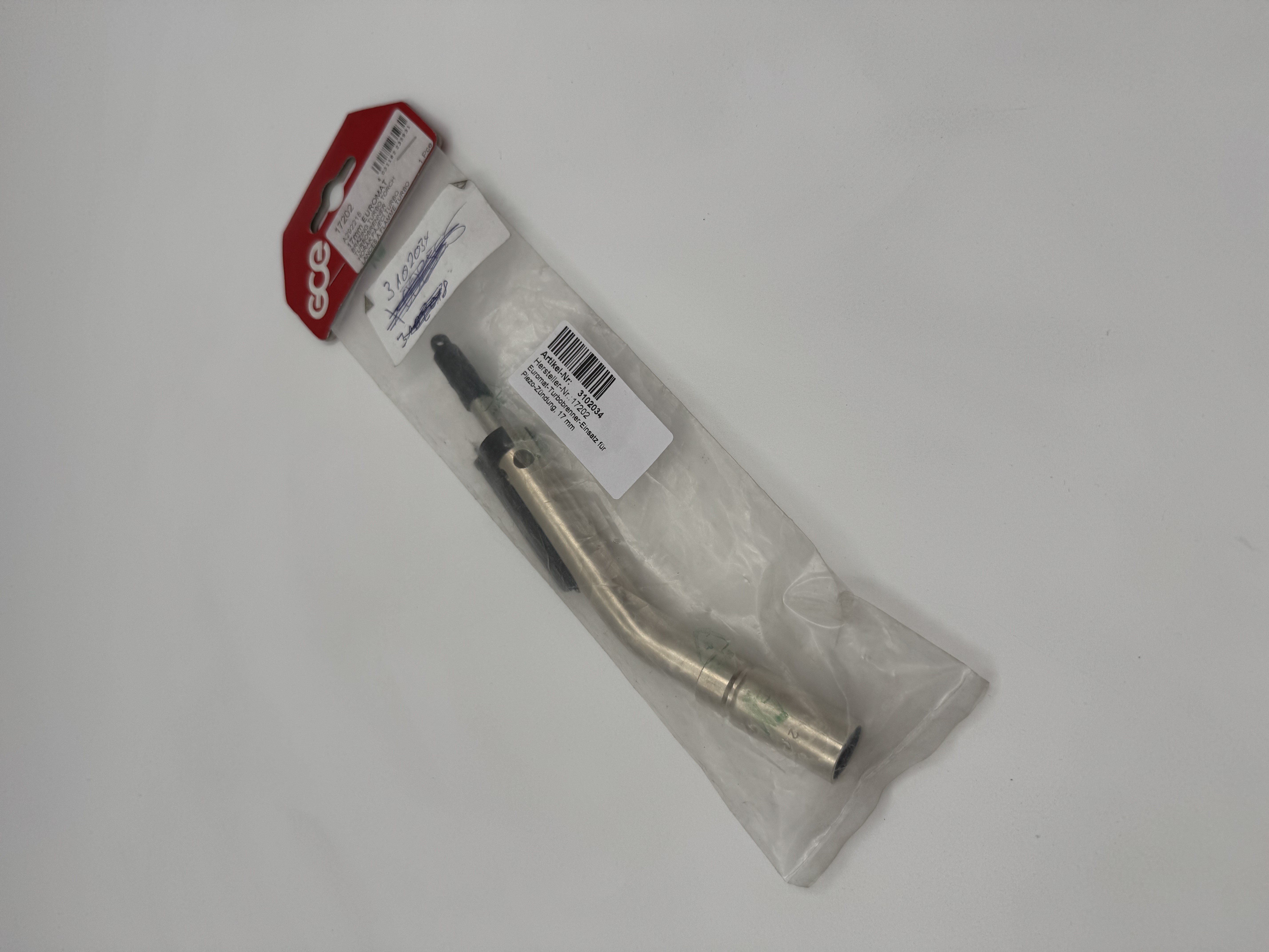 Euromat-Turbobrenner-Einsatz für Piezo-Zündung, 17 mm
