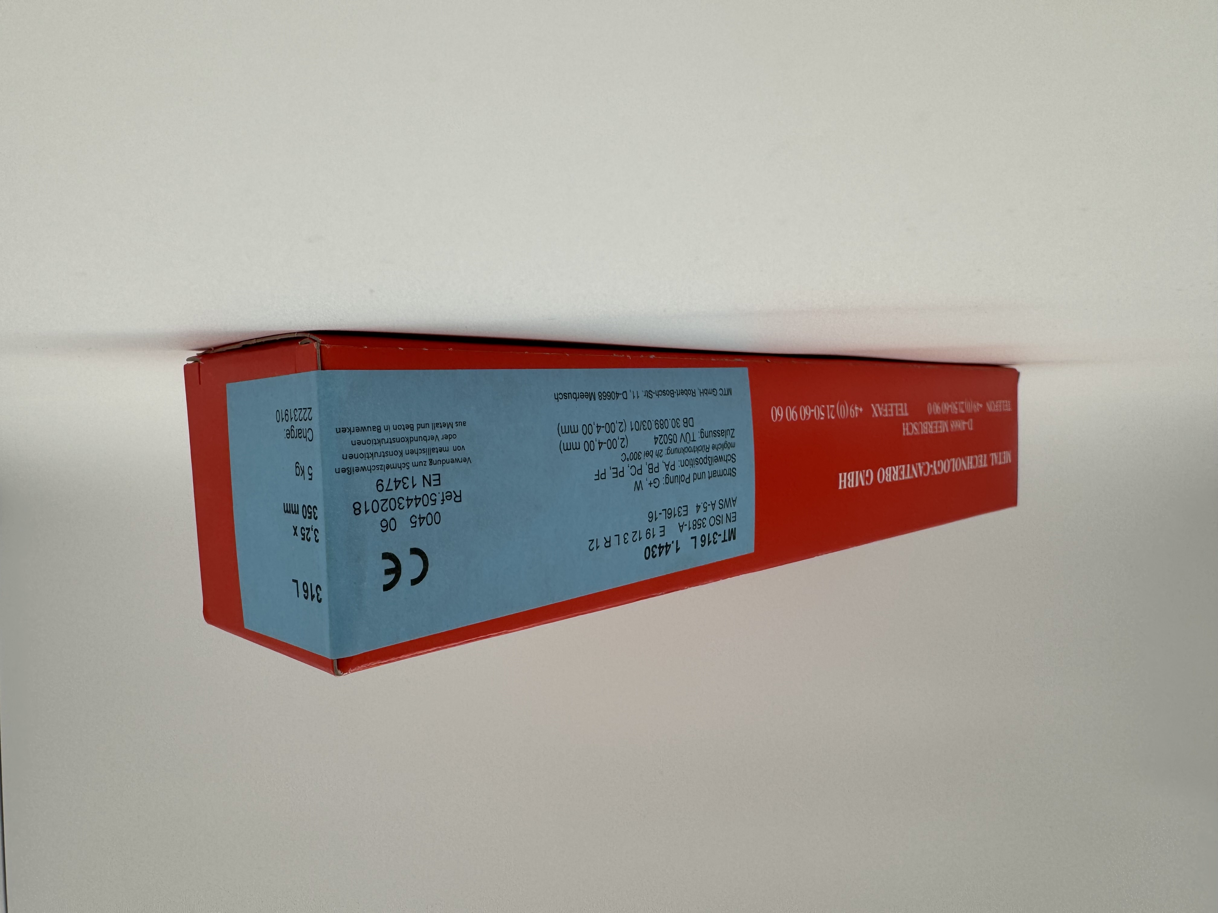 Stabelektroden MT-316 L