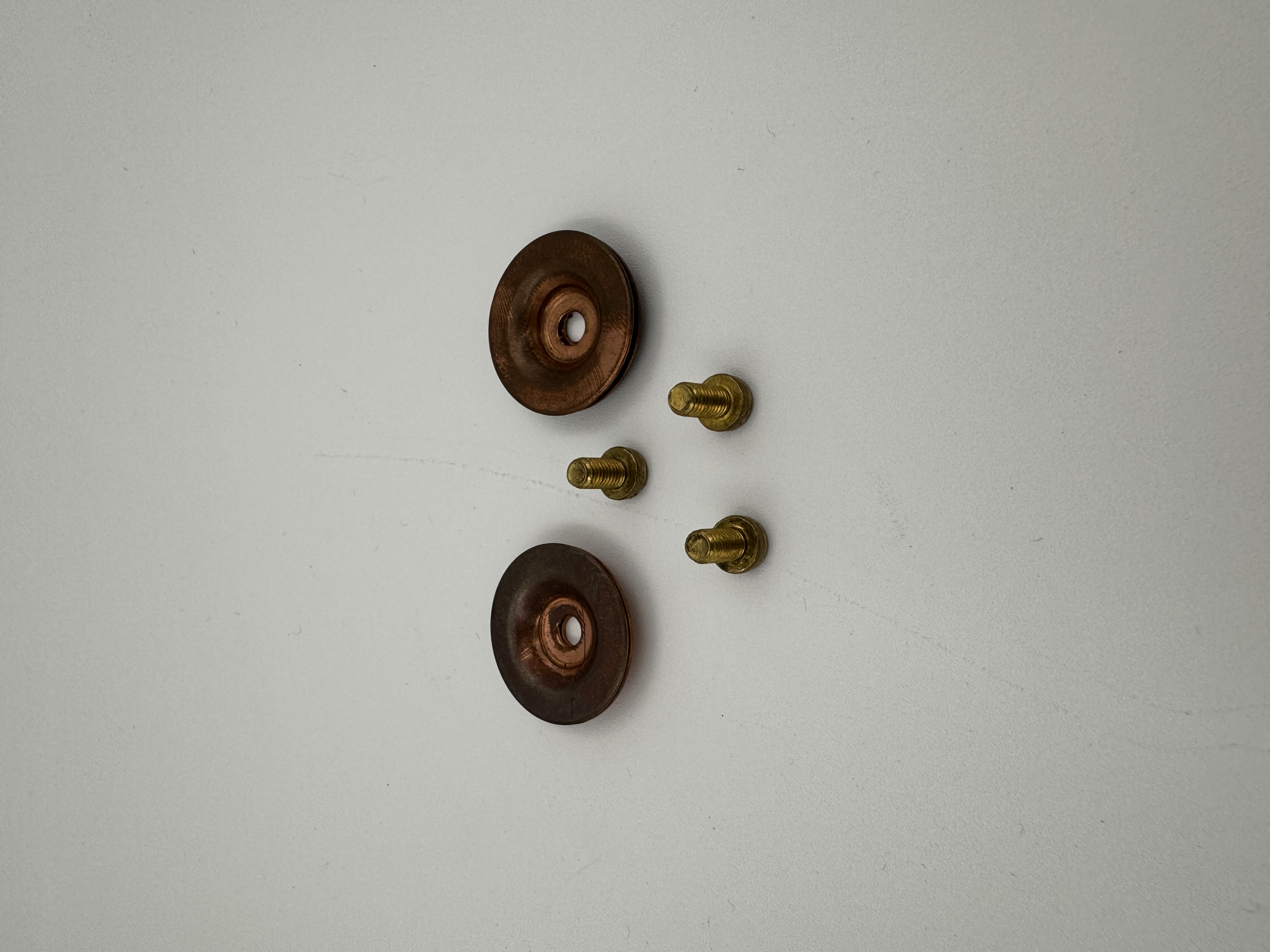 Kupferscheibe  30 mm für Bolzenhalter  24 mm