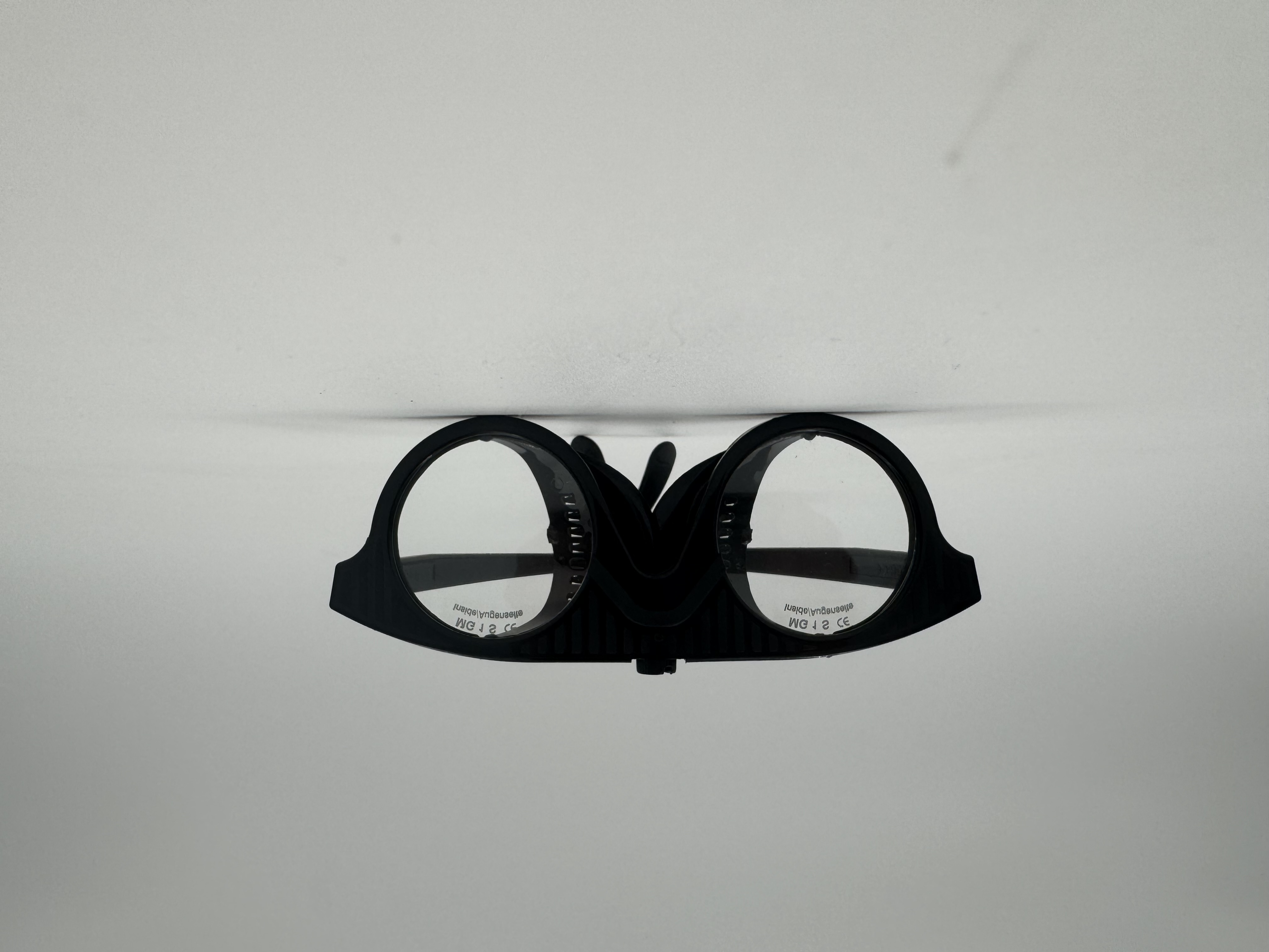 Schutzbrille schwarz, Mod. 879, fbl. splfr. 50mm