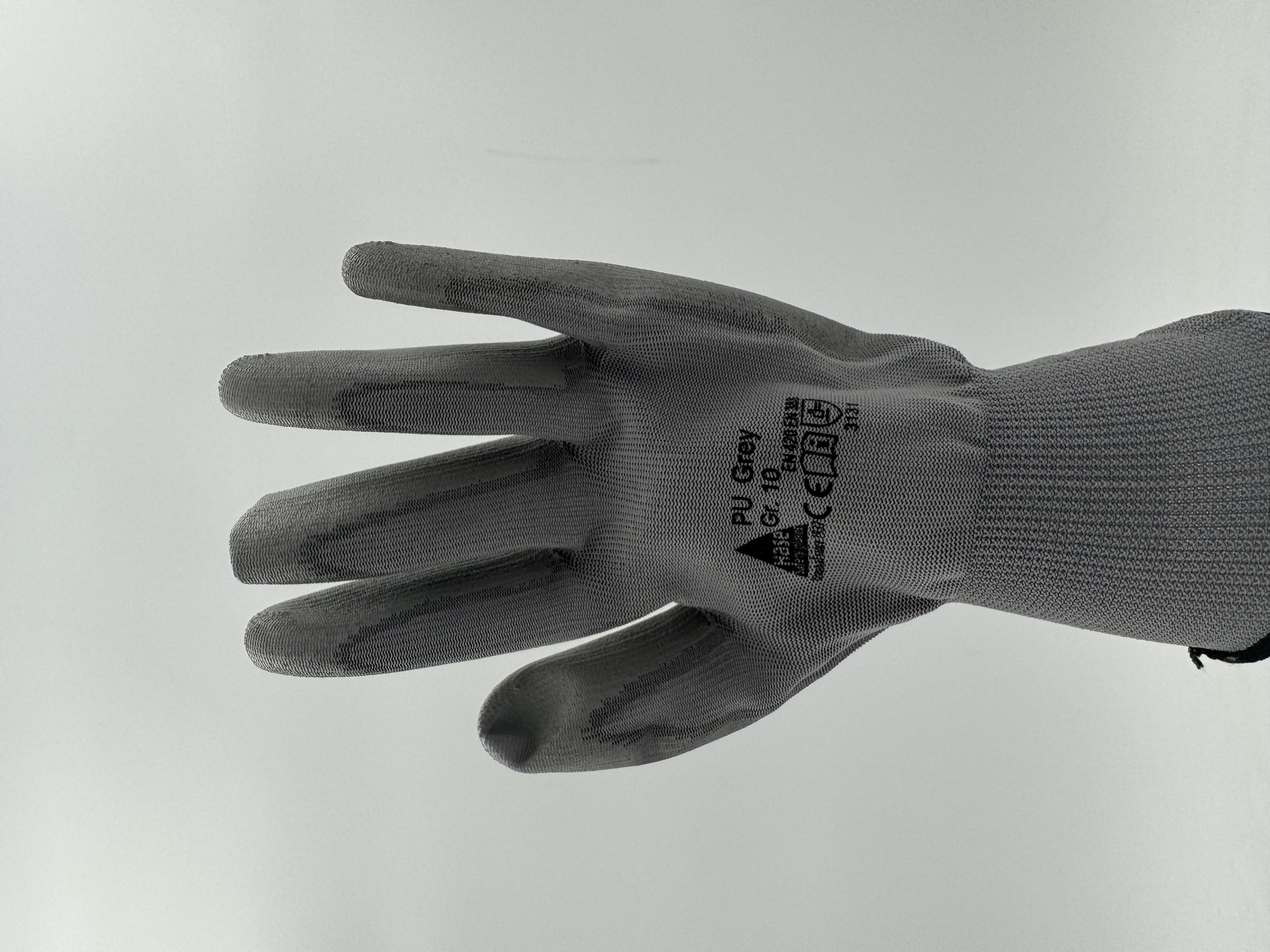 Arbeitshandschuh PU Grau, Gr. 10 / XXL